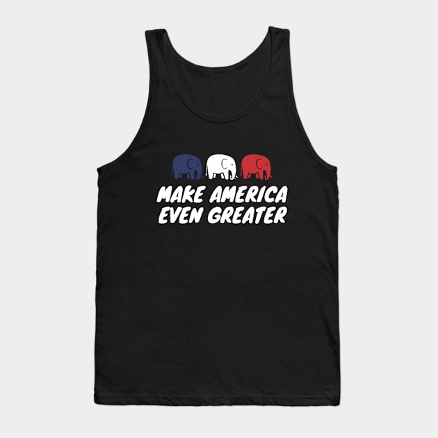 Make America Even Greater Trump 2020 Tank Top by 9 Turtles Project